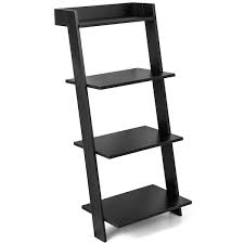 Honey Joy Black 4 Tier Ladder Shelf
