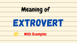 Introvert and extrovert are two words that describe people with opposing qualities. Extrovert Meaning Daily New English Words Extrovert Introvert Difference Youtube