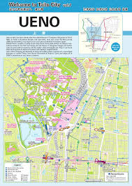Ueno park bölgesinde bulundunuz mu? Ueno Taito Map