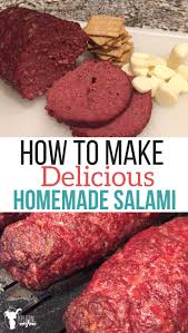how to make delicious homemade salami