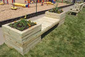 How To Build A Planter Bench Kaboom