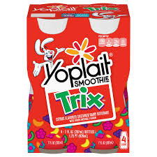 yoplait smoothie yogurt beverage trix