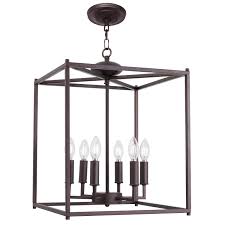 Foyer Chandelier Lighting Farmhouse Light 6 Lights Oil Rubbed Bronze Metal Cage Pendant Lighting Kitchen Island Fixtures Lantern Style For Entryway Hallway And Dining Room Buy Online In Colombia Missing Category Value