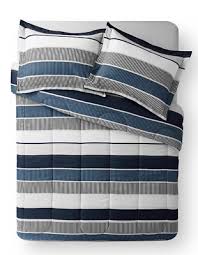 blue grey bedding sheets bed skirt
