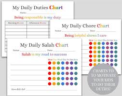 Motivation Charts For Kids Muslimommy
