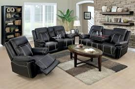 leather couch set 5 seater recliner