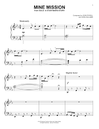 Star wars theme sheet music. Mine Mission From Solo A Star Wars Story Easy Piano Sheet Music