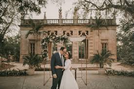 lush vizcaya museum gardens wedding