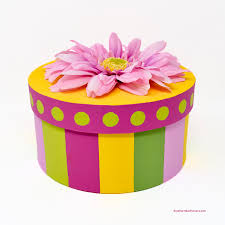 to paint and decorate a paper mache box