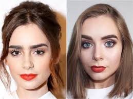 lily collins makeup you