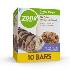 Chocolate Chip Cookie Dough Protein Bar gambar png