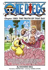ONE PIECE Chapter 1083: The Truth of that Day : r/OnePieceSpoilers