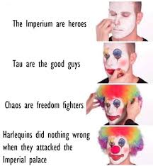 funny clown applying makeup memes 9