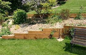 landscape timber retaining wall ideas