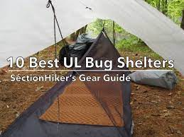 bug shelters for ultralight backng