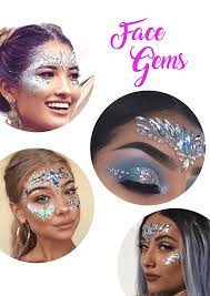 glitter festival makeup