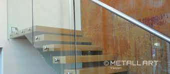 Our pine and oak solid handrail for glass is suitable for bracket fixings or panel installations. Glass Railings Glass Balustrades Metallart Stairs