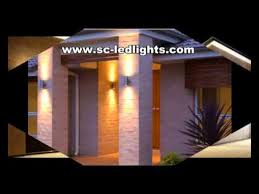 Led Outdoor Up And Down Wall Light Youtube