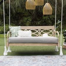 Lime Wash Outdoor Swing Daybed