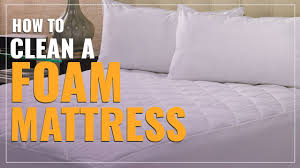 how to clean a foam mattress 8 tips
