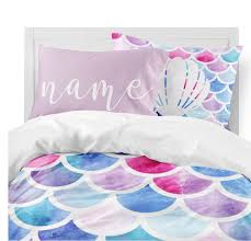 Mermaid Comforter Set Girl S Bedding