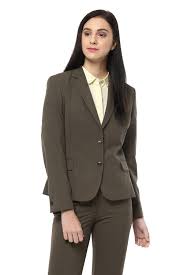 Solly Suits Blazers Allen Solly Brown Blazer For Women At Allensolly Com