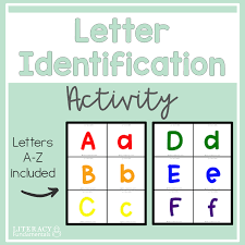 letter identification activities