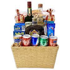 get wasted gift basket chagne life