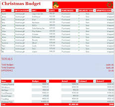 15 Free Christmas Budget Templates Ms Office Documents