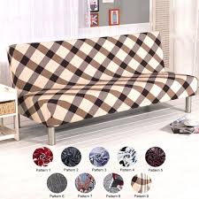 folding sofa bed cover solid color