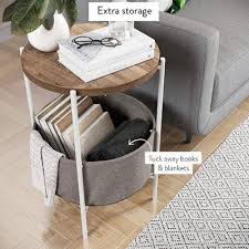 Tray Metal End Table Side Table