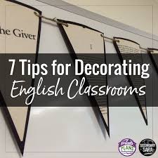 tips for decorating english classrooms