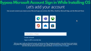 skip microsoft account