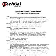Tech Cal Recorder Specifications Pdf Docdroid