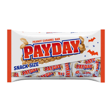 payday peanut caramel snack size
