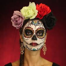 day of the dead body painting body