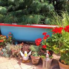 Using An Old Bathtub As A Container In