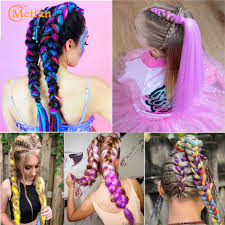 Volume provided by bb hair extensions. Meifan 24 Crochet Box Hairstyles Braiding Hair Ombre Colored Hair Strands Hair Extensions Fake Hair For Braiding Accessories Jumbo Braids Aliexpress