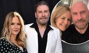 Merry christmas, ella, standing in front of their christmas tree, tells the. Stars Pay Tribute To John Travolta S Wife Kelly Preston Daily Mail Online