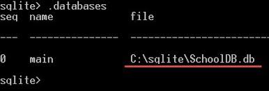 sqlite database how to create open