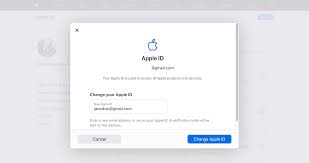 how to change your apple id email address