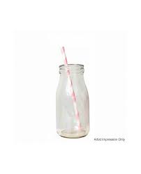 glass milk bottle clear