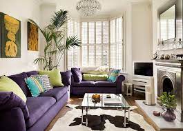 purple sofa to your living room
