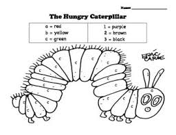 Let your kids practice their manuscript writing with this hungry caterpillar printable! Hungry Caterpillar Color By Number Hungry Caterpillar Very Hungry Caterpillar Printables Very Hungry Caterpillar