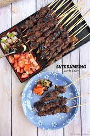 Serve hot with the sauce. Sate Kambing Lamb Satay Recipe Daily Cooking Quest
