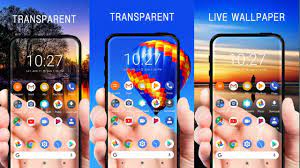 use transpa live wallpaper app to