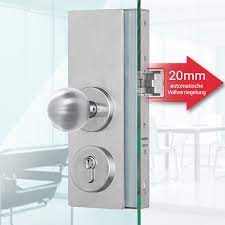 all glass door lock