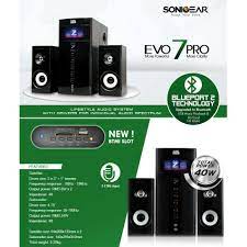 Written by unknown on senin, 28 desember 2015 | 19.58. Sonicgear Evo 7 Pro 2 1 Bluetooth Multimedia Speaker Black Channel Bass Karaoke Microphone System Aux Usb Shopee Malaysia