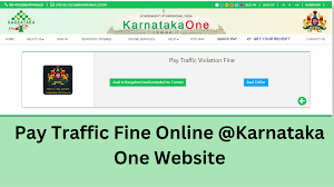 pay traffic fine karnataka one