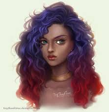 Customize your avatar with the blue anime … im a japanese vlogger if your looking four some anime hair mens style makeup japa. Curly Hair Girl On Behance
